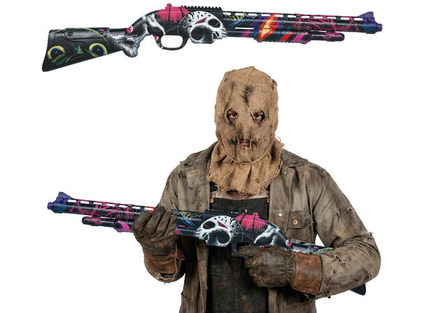 Hagle med monsterdekor 1 Våpen i PVC - 65cm 