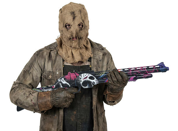 Hagle med monsterdekor 1 Våpen i PVC - 65cm 