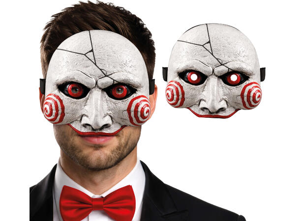 Halvmaske - Killer doll til voksen 1 Maske i skum 