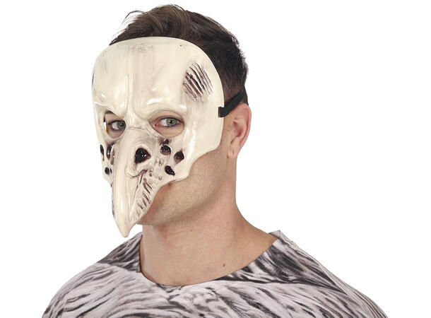 Halvmaske - Ravnenebb 1 Maske i PVC 