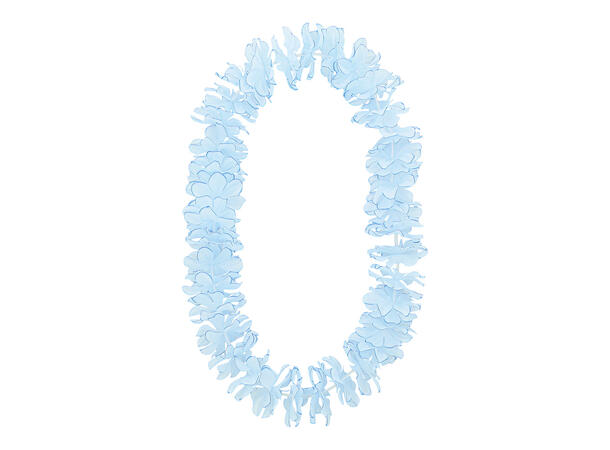 Hawaikrans - 4 pastellfarger assotert Blomsterkans i plast 