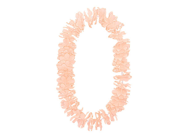 Hawaikrans - 4 pastellfarger assotert Blomsterkans i plast 