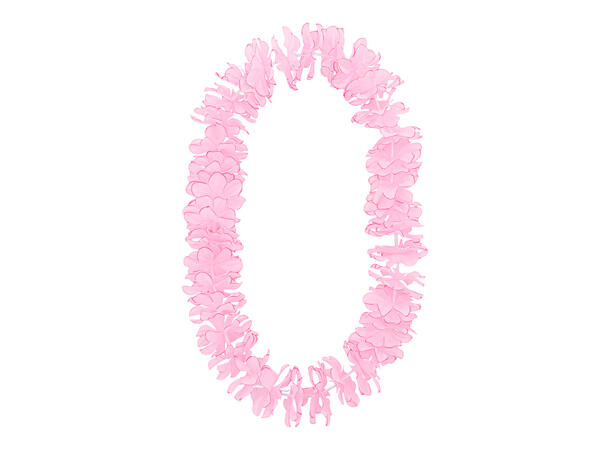 Hawaikrans - 4 pastellfarger assotert Blomsterkans i plast 