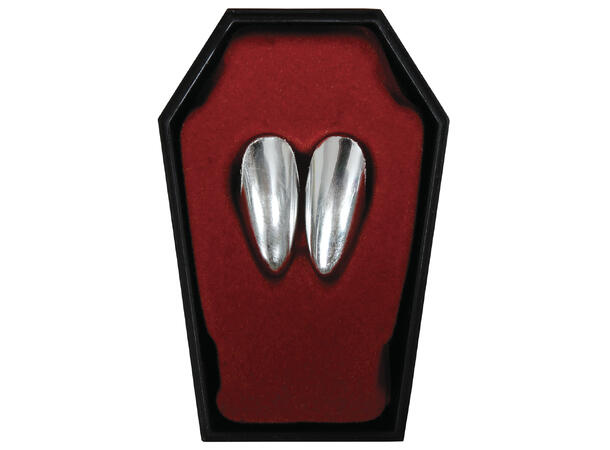 Huggtenner - Sølv 1 par hoggtenner i termoplast 