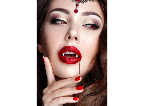 Huggtenner - Sølv 1 par hoggtenner i termoplast 