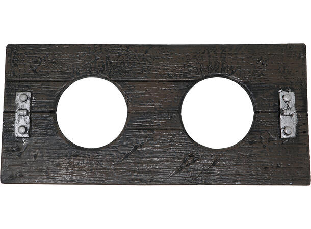 Håndjern i tre-look 1 Håndjern i plast - 40cm 