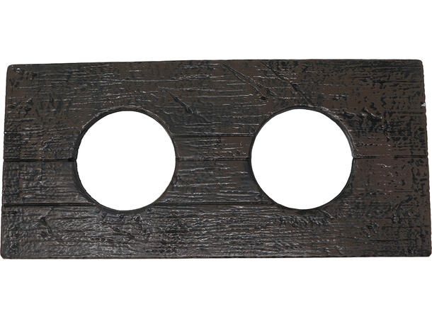 Håndjern i tre-look 1 Håndjern i plast - 40cm 