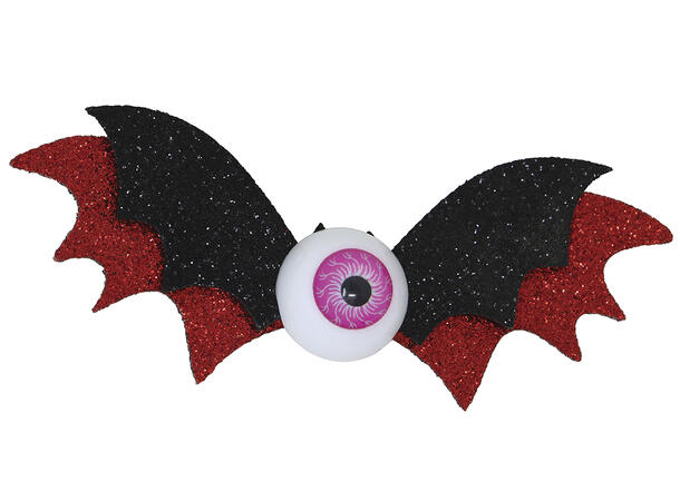 Hårspenner til barn - Flaggermus 2 Hårspenner i Metall/PVC - 10cm 