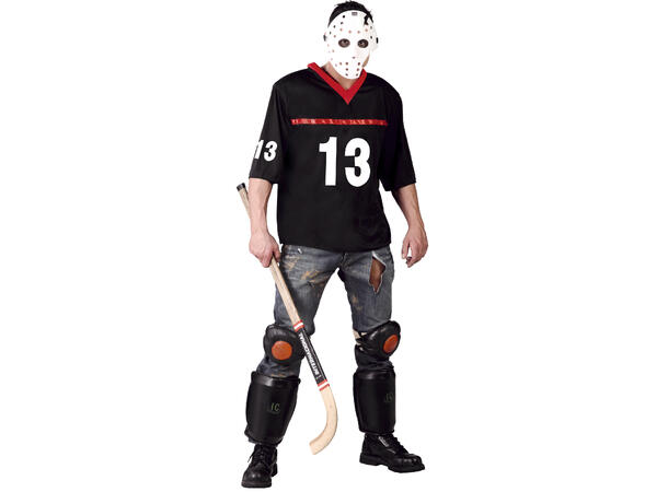 JAZZ Dead - Maske, skjorte, skuderputer 1 Herrekostyme - str 52-54 (L) 