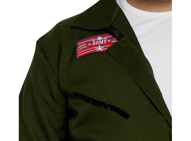 Jagerpilot - Onepiece - Grønn 1 Herrekostyme - str 56-58 (XXL) 