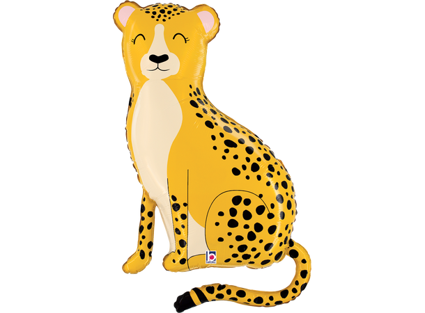 Jungeldyr - Gepard 1 Folieballong med form - (48x81 cm) 