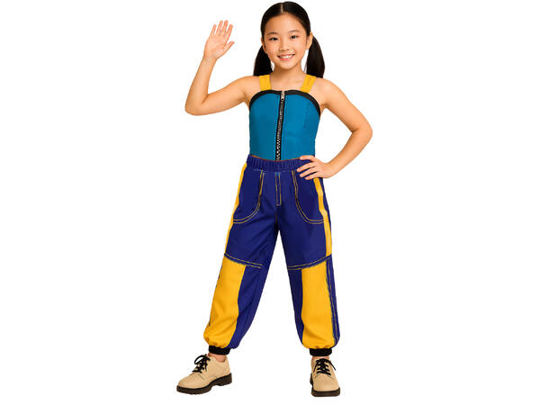 K-Pop - Lotus 1 Barnekostyme til jente - Str 10-12 År 