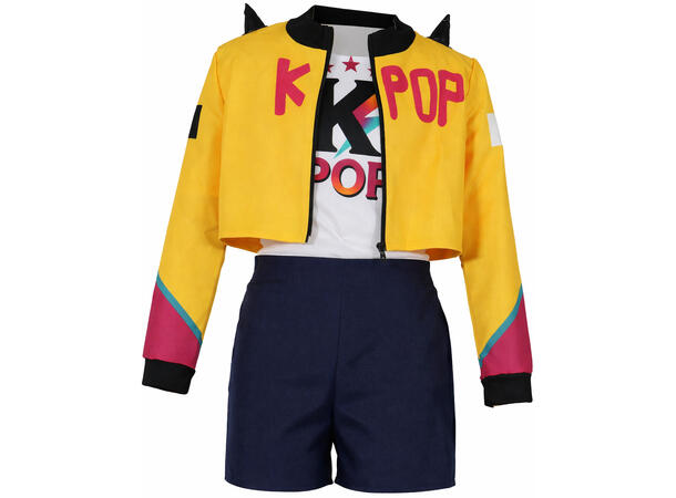 K-Pop - Nova 1 Barnekostyme til jente - Str 5-6 År 