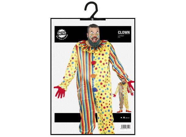 Klovn - Fagrerik - Onepiece 1 Herrekostyme - str 54-56 (XL) 