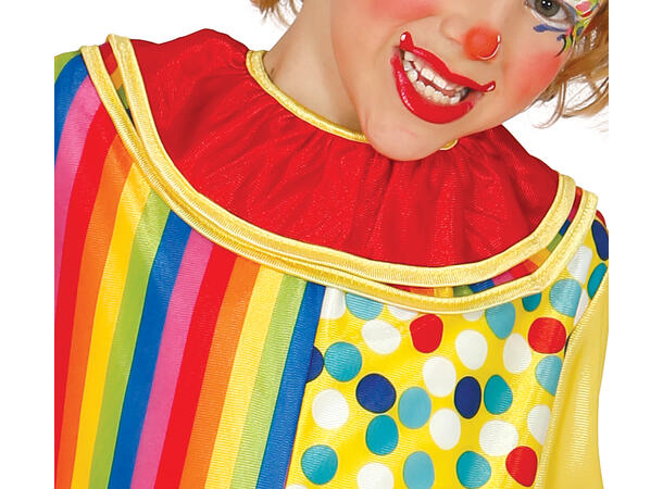Klovnekostyme - Fargerik 1 Barnekostyme til gutt - Str 3-4 År 