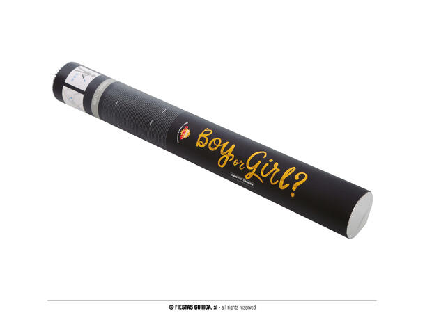 Konfettikanon - Gender Reveal - Rosa 1 Konfettikanon m/papirkonfetti - 40cm 