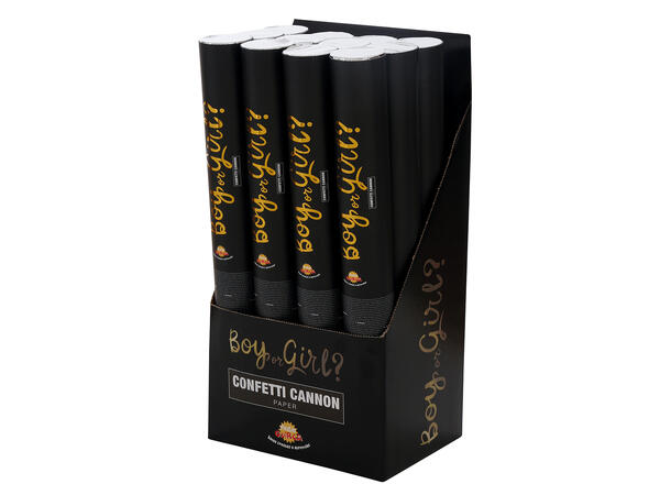 Konfettikanon - Gender Reveal - Rosa 1 Konfettikanon m/papirkonfetti - 40cm 
