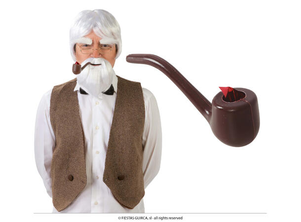 Krumpipe 1 Pipe i plast - 12cm 