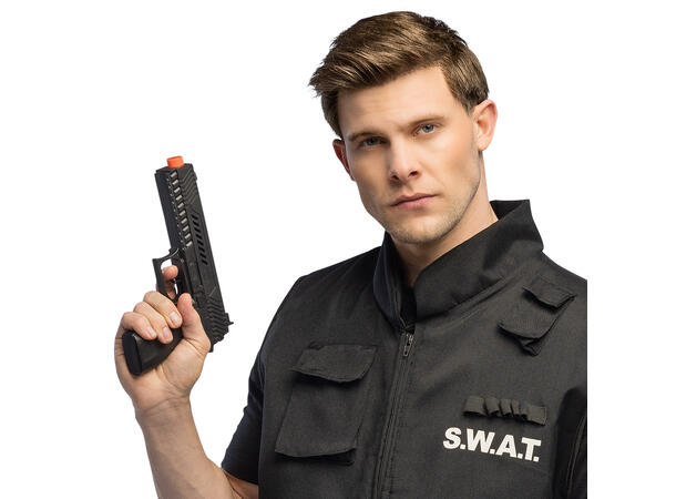 Lekepistol - Politimann 1 Pistol i plast - 21cm 