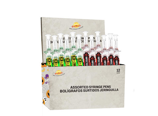 Lil Monsters - Sprøyter med blod - 2 ass Display med 12 sprøyter - 12cm 