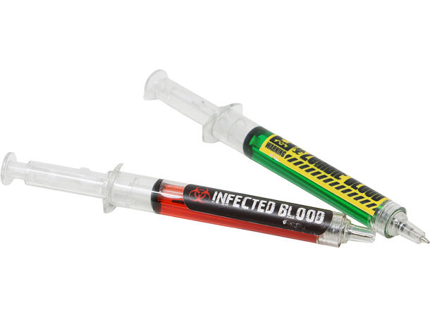 Lil Monsters - Sprøyter med blod - 2 ass Display med 12 sprøyter - 12cm 