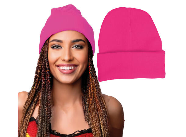 Lue - Neon Rosa 1 Lue i polyester til voksen - Onesize 