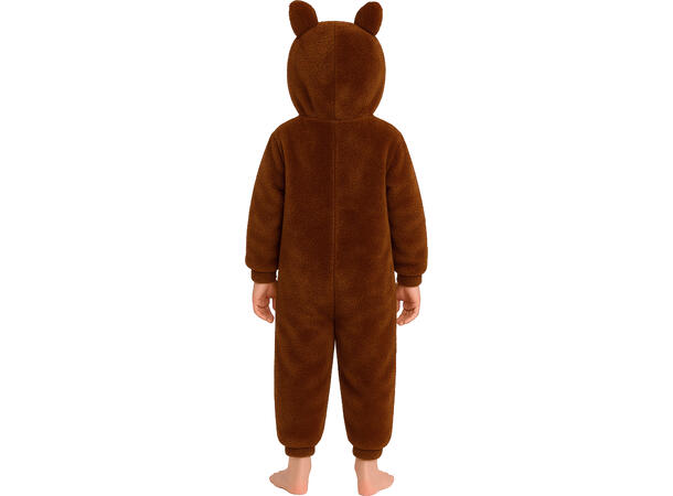 Lulu Monster - Onepiece - Brun 1 Barnekostyme Unisex - Str 7-9 År 