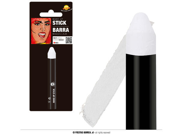 Make-up stift - Hvit 1 Sminkestift - 10gr 