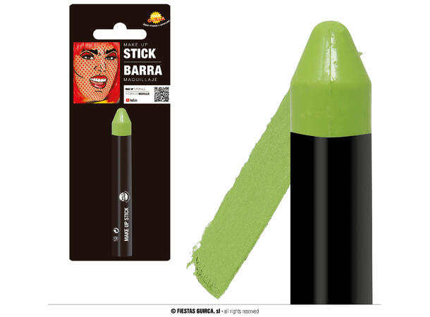 Make-up stift - Lysegrønn 1 Sminkestift - 10gr 