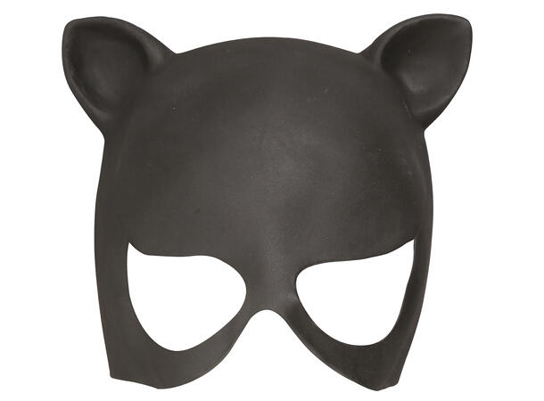 Maske - Sort Katt 1 Maske i Lateks 