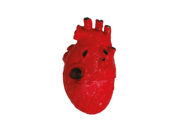 Menneskehjerte 1 Dekorasjon i lateks - 15cm 