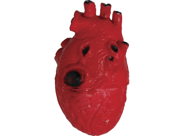 Menneskehjerte 1 Dekorasjon i lateks - 15cm 