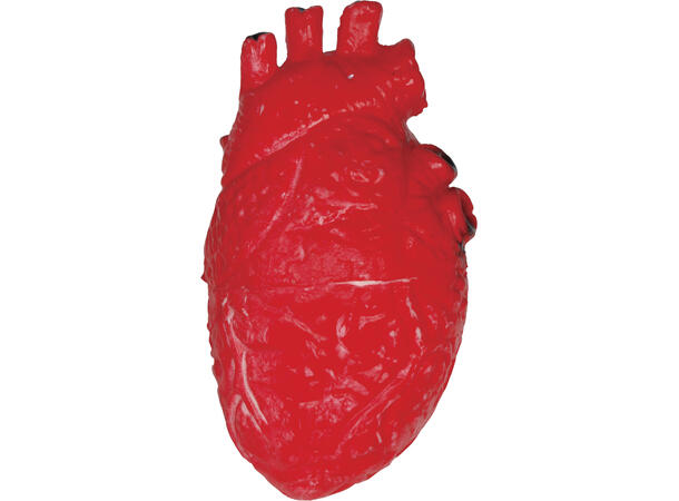 Menneskehjerte 1 Dekorasjon i lateks - 15cm 