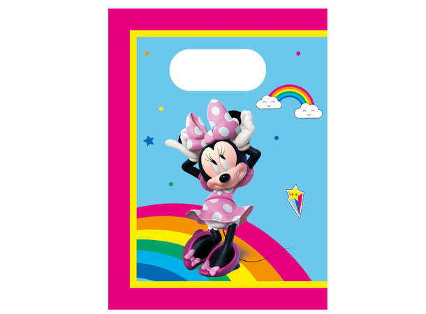 Minnie - Rainbow make me smile 4 FSC - Papir godteposer