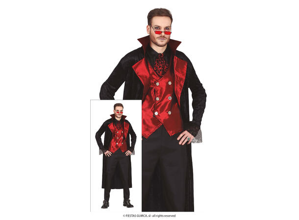 Mørk vampyr - Mann 1 Kostyme til herre - 56-58 (XL) 
