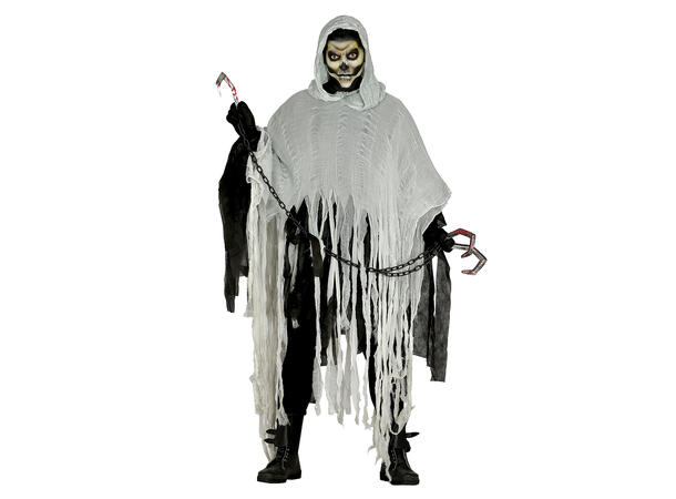 Mørkets mann - spøkelse 1 Kostyme til herre - 52-54 (L) 