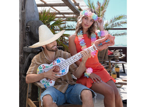 Oppblårbar gitar - Aloha 1 Oppblåsbar gitar - 104cm 