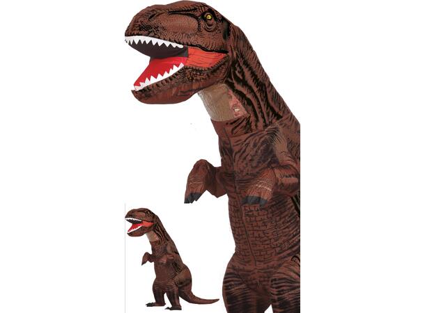 Oppblåsbar - Dinosaurkostyme stor 1 Oppblåsbart kostyme - Str 52-54 (L) 