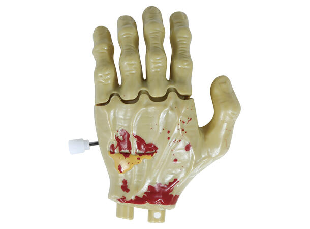 Opptrekkbare blodige hender 1 display med 12 hender - 9cm 
