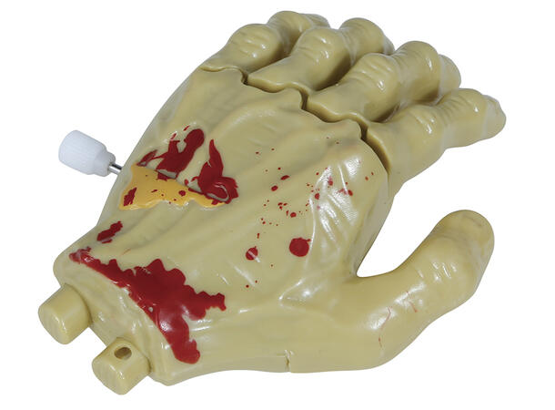 Opptrekkbare blodige hender 1 display med 12 hender - 9cm 