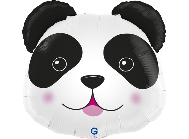 Pandahode 1 Folieballong med form - (50x45 cm) 