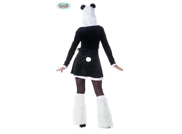Pandakostyme - Sort/Hvit 1 Damekostyme - str 38-40 (M) 