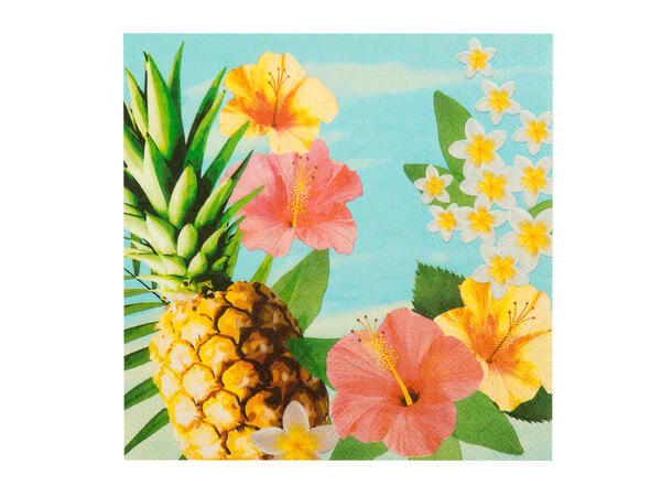 Paradise 20 Lunsjservietter - 33x33cm 