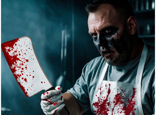 Parteringssett - Kniv, hansker, forkle 1 Sett i tre deler 