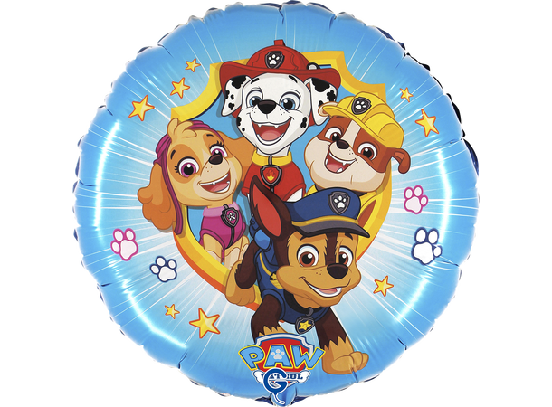 Paw Patrol - Action - Rund 1 Folieballong rund - 46cm (18") 