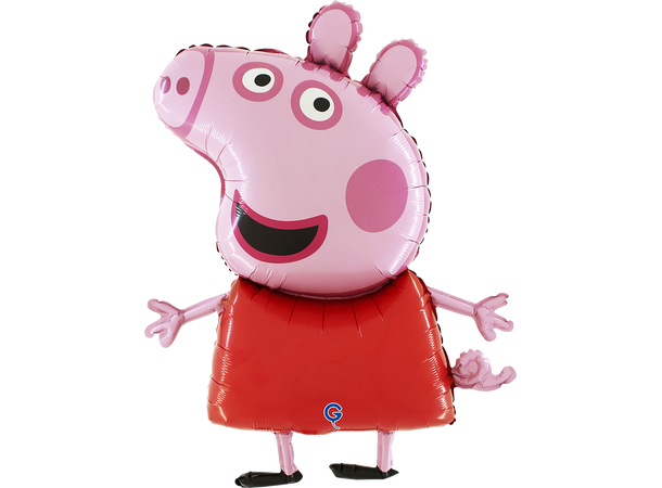 Peppa Pig 1 Folieballong med form - (59x76 cm) 