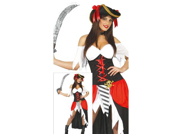 Piratkostyme - Dame 1 Damekostyme - str 36-38 (S) 