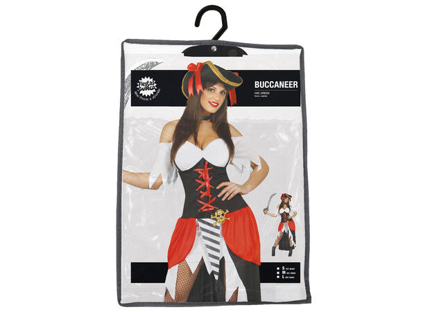 Piratkostyme - Dame 1 Damekostyme - str 36-38 (S) 