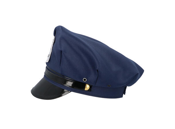 Politilue - Dame - Sort 1 Hatt til voksen - Onesize 