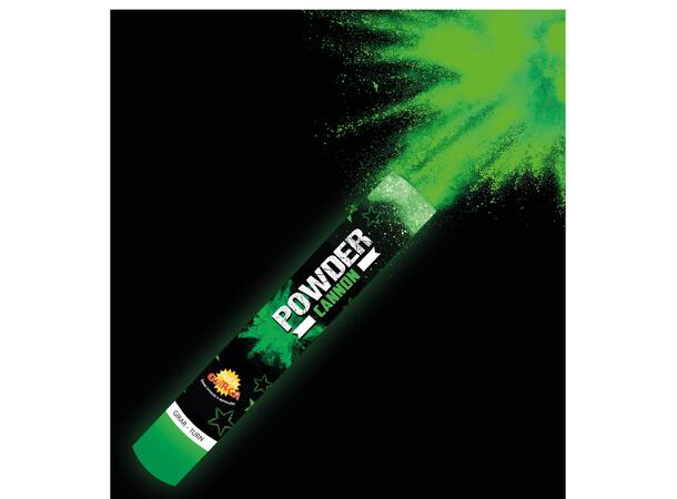 Powder canon (30gr) - Neon Grønn - UV 1 Pulverkanon (maisstivelse) - 30cm 